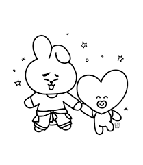 Bts is a south korean group formed in 2013. Bt21 Coloring Pages 80 Free Printable Coloring Pages