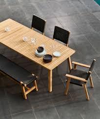 The teak tree is common in southeast asia. Devon Porter Outdoor Dining Table Mckenzie Willis
