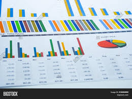 charts graphs paper image photo free trial bigstock