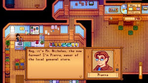 You can till anywhere from your farm to the beach (and it's. Pierre Character Giant Bomb