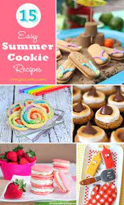 15 Easy Summer Cookie Recipes Summer Cookie Recipes Summer Cookies Cookie Recipes