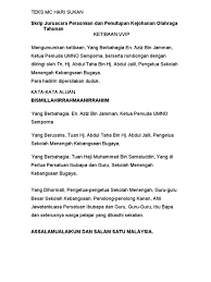 The head said this would happen. Yang Berusaha Tuan Pengetua In English
