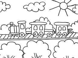 Free Easy To Print Train Coloring Pages Train Coloring Pages Cars Coloring Pages Coloring Pages