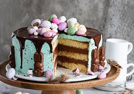 Wir wünschen viel freude bei der eiersuche. Gesprenkelte Schokoladen Mousse Oster Drip Cake Torte Meine Kuechenschlacht