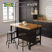 The update reports that ikea is preparing to make a new home in the philippines and that time is. Ikea Ikea Vadholma Shelf Kitchen Island Nordic Hanging Storage Large Space Workbench Shopee Philippines
