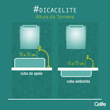 Qual A Altura Ideal Da Torneira Do Banheiro Torneira Do Banheiro Torneira Cuba Banheiro