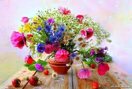 Beautiful flowers happy birthday meme. Create Meme Have A Great Day And Good Mood Beautiful Bouquet Of Wild Flowers Pictures Happy Birthday Pictures Meme Arsenal Com