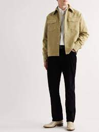 Beige Matsy Vegan Suede Shirt Jacket Sefr Mr Porter