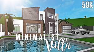 The bloxburg house idea in the video above provides everything you need to build a 10k modern house including bedrooms, kitchen, big windows, living. Bloxburg Minimalist Villa 59k Youtube