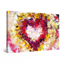 Dec 05, 2019 · update a thrifted piece of wall art for your home with geometric stitching. Startonight Canvas Wall Art Love Heart Colored Theme Framed Wall Decor 24 X 36 Walmart Com Walmart Com
