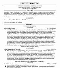 Use these document controller cv format to get your dream job soon and get noticed by hiring managers faster. Document Controller Assistant Resume Example Company Name Tomball Texas