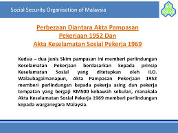 Pertubuhan keselamatan sosial (perkeso) bercadang memperkenalkan skim baharu bagi memberi liputan kepada pekerja asing selepas waktu kerja. Akta Keselamatan Sosial Pekerja Ppt Download