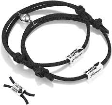 Find many great new & used options and get the best deals for i love you morse code bracelet couples matching bracelets for him and her1pc at the best online prices at ebay! Buy Magnetic Couples Bracelets I Love You No Matter King Queen Crown Distance Couple Bracelets For Women Men Boyfriend Girlfriend Best Friends Online In Kazakhstan B091m1yhbs