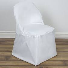 Balsacircle Folding Round Polyester Chair Covers Slipcovers For Party Wedding Reception Decorations Walmart Com Slipcovers For Chairs Chair Covers Folding Chair Covers