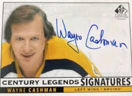 Wayne CASHMAN Upper Deck SP Signature Edition Legends 20/21