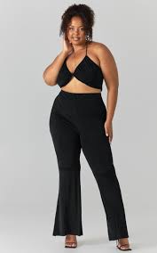 Denver Halter Neck Two Piece Set In Black Showpo