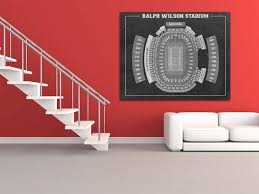 Print Of Vintage Ralph Wilson Stadium Seating Chart Seating