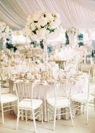 An All White Wedding That S Truly Timeless White Wedding Decorations White Wedding Theme White Wedding Flowers