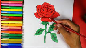 How do you draw flowers step by step? How To Draw A Rose Easy Youtube