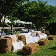 Sieges En Paille Decoration Exterieur Mariage Exterieur