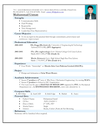 Cv Format For Engineers Resume Format Download Resume Format For Freshers Job Resume Format
