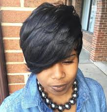 Blige short asymmetrical edgy bob hairstyle for black women /getty images hair icons, rihanna and mary j. 60 Great Short Hairstyles For Black Women Therighthairstyles Likeit Black Women Hairstyles Short Hair Styles Womens Hairstyles