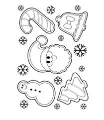 The best free, printable christmas coloring pages! Cookie Coloring Pages Playing Learning