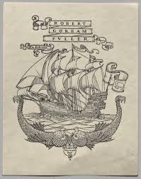 Bookplate: Robert Gorham Fuller, Ex Libris inscribed