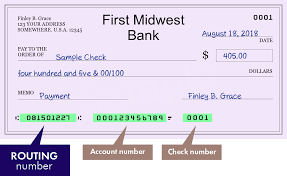 Payment can be made on: 081501227 Routing Number Of First Midwest Bank In Poplar Bluff