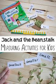 These activities require little in terms of set up material and are easy to get started. Jack And The Beanstalk Measuring Activities For Preschoolers
