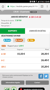 Possibilites de gains quinte plus. Pmu Le Couple Gagnant Du Jour
