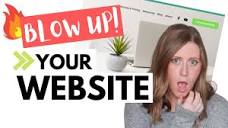 BEST WEBSITE style for bookkeepers (+my site revealed!) - YouTube