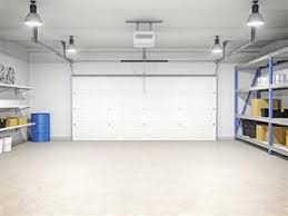If You Re Looking To Add A Little Style To Your Garage Start With The Floor Here S A Look At The Pros Garage Lighting Garage Flooring Options Garage Interior