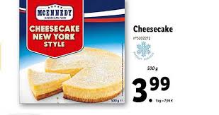 J'ai fait plein d'amélioration à ma recette pour arriver à ce résultat. Offre Cheesecake Chez Lidl