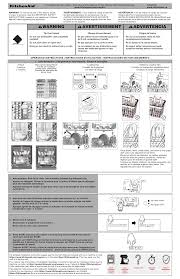 Husband took apart and cleaned ribbon cable, and then the flashing stopped. Kitchenaid Dishwasher User Guide Manuals