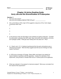 Ap biology reading guide fred and theresa holtzclaw. Chapter 24 Active Reading Guide