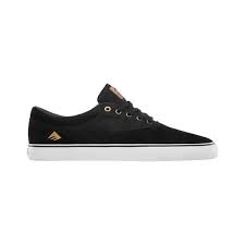 emerica shoes provost slim vulc black white gum