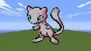 Made This Pixel Art Of Mew Havent Made Pixel Art In Like 5 Years Hope You Like It Minecraft Well i show off some awesome pixel art and templates!