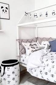 Kids room decor with my panda teepee, panda bedding set and toy basket. Kids Black And White Bedding Set To Buy On Etsy Happy Spaces Boys Room Ideas Scandinavian Style Kids Bed Toddl Kid Room Decor Kids Bedding Sets Boy Room