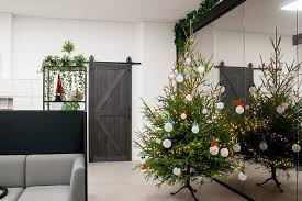 These messages are accompanied by black and white illustrations with playful characters. Black Sliding Doors In The Office Interior Reno Doors