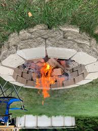 There is a little bit work to build it but on the. 40 Inch Inner Diameter Retaining Wall Fire Pit 110 5 Steps Instructables