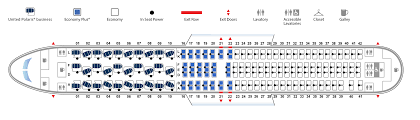 United Airlines Seating Chart Boeing 767-300 (763)