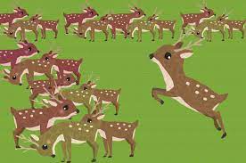 鹿イラスト - フリーで使える可愛い動物無料素材 - チコデザ