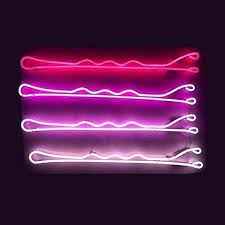 New Bobby Pin Light Lamp Decor Acrylic Neon Sign 19 X12 Ebay Neon Signs Hair Salon Interior Salon Interior Design
