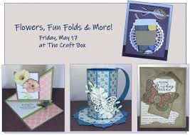 Be sure to watch the video for tips on adhering it! Flowers Fun Folds More Cardmaking 0519 08 The Craft Box