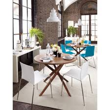 Cb2 Twist Bistro Table Bistro Table Modern Dining Table Modern Dining