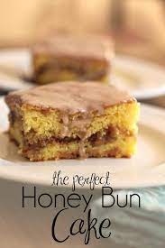 1 package duncan hines deluxe ii lemon supreme cake mix 1 package lemon instant pudding mix (4 serving size) 1/2 cup. Honey Bun Cake Mom Needs Chocolate