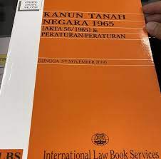 Pindaan kanun tanah negara 1965 oleh: Kanun Tanah Negara 1965 Download