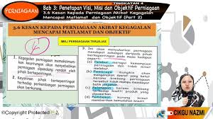 Dapat dikatakan bahwa visi menjadi tujuan suatu organisasi. Topik 03 Penetapan Visi Misi Dan Objektif Perniagaan Jom Tuisyen