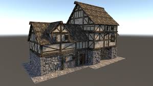 3d Medieval City House Model City House House 3d Model Medieval